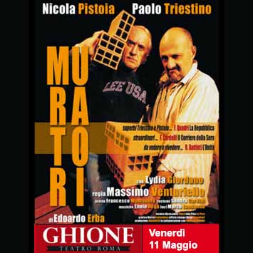 “Muratori” serata a teatro – Venerdì 11 maggio