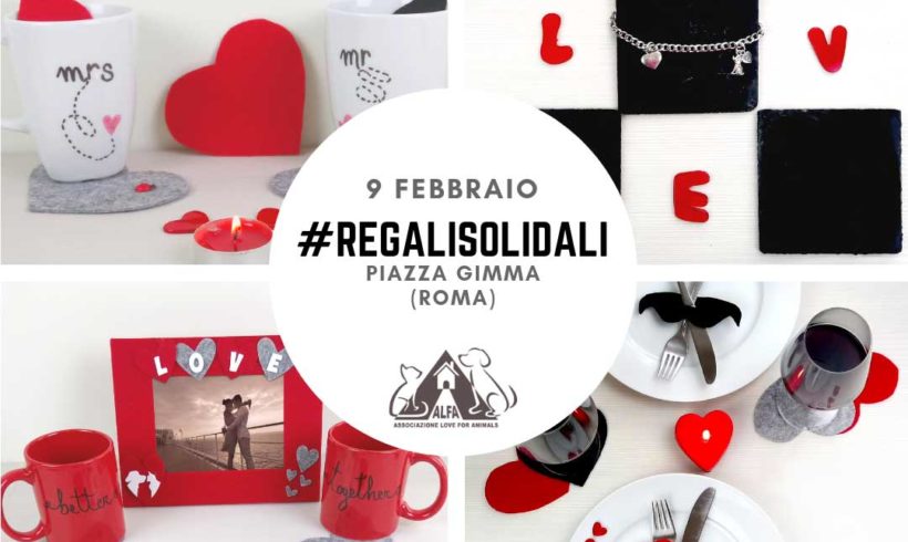 #RegaliSolidali di San Valentino nelle piazze di Roma